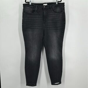Good American High Rise Black Jeans